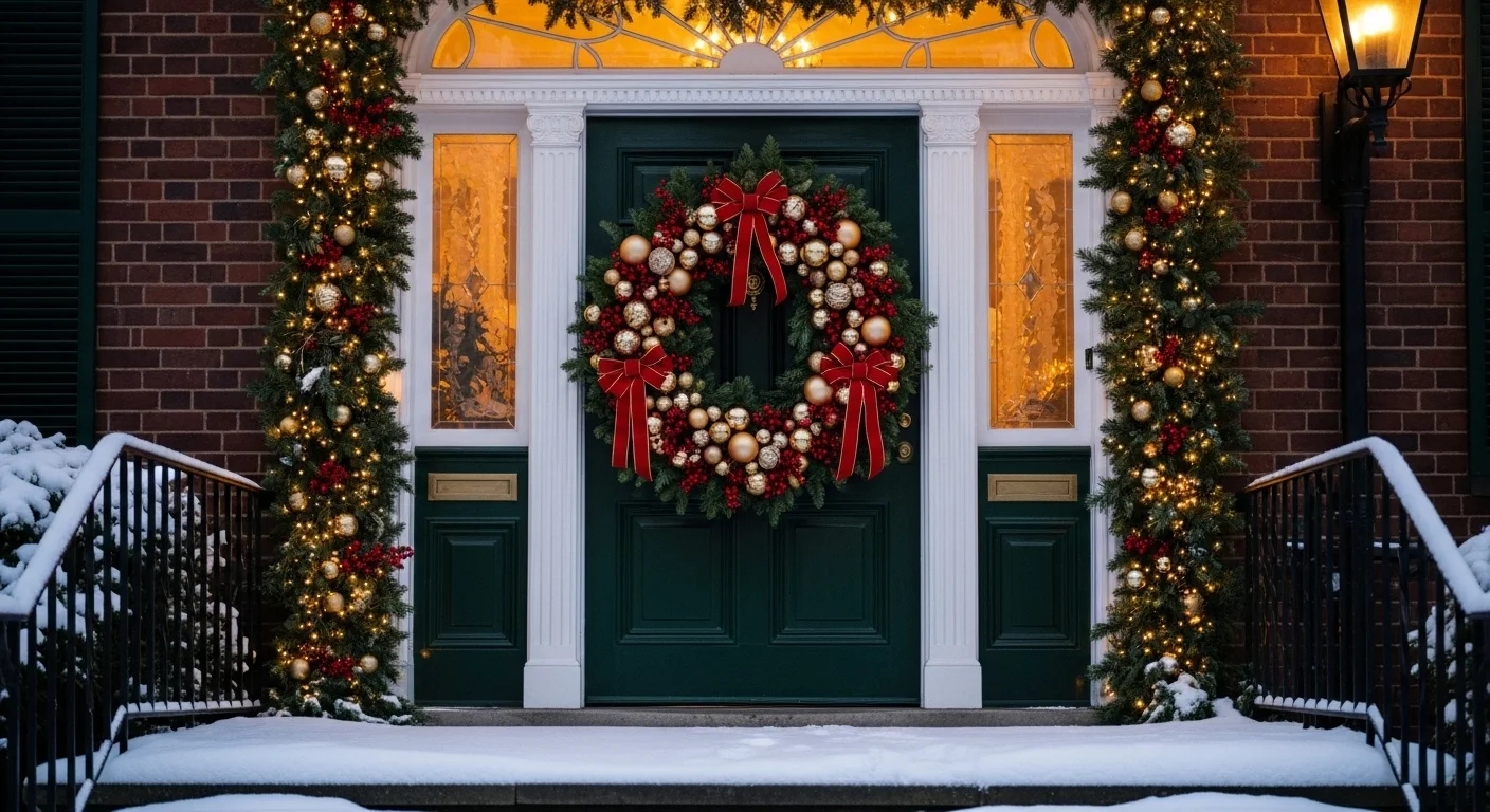 25 Christmas Wreaths for Front Door Ideas to Welcome the Season in Style
