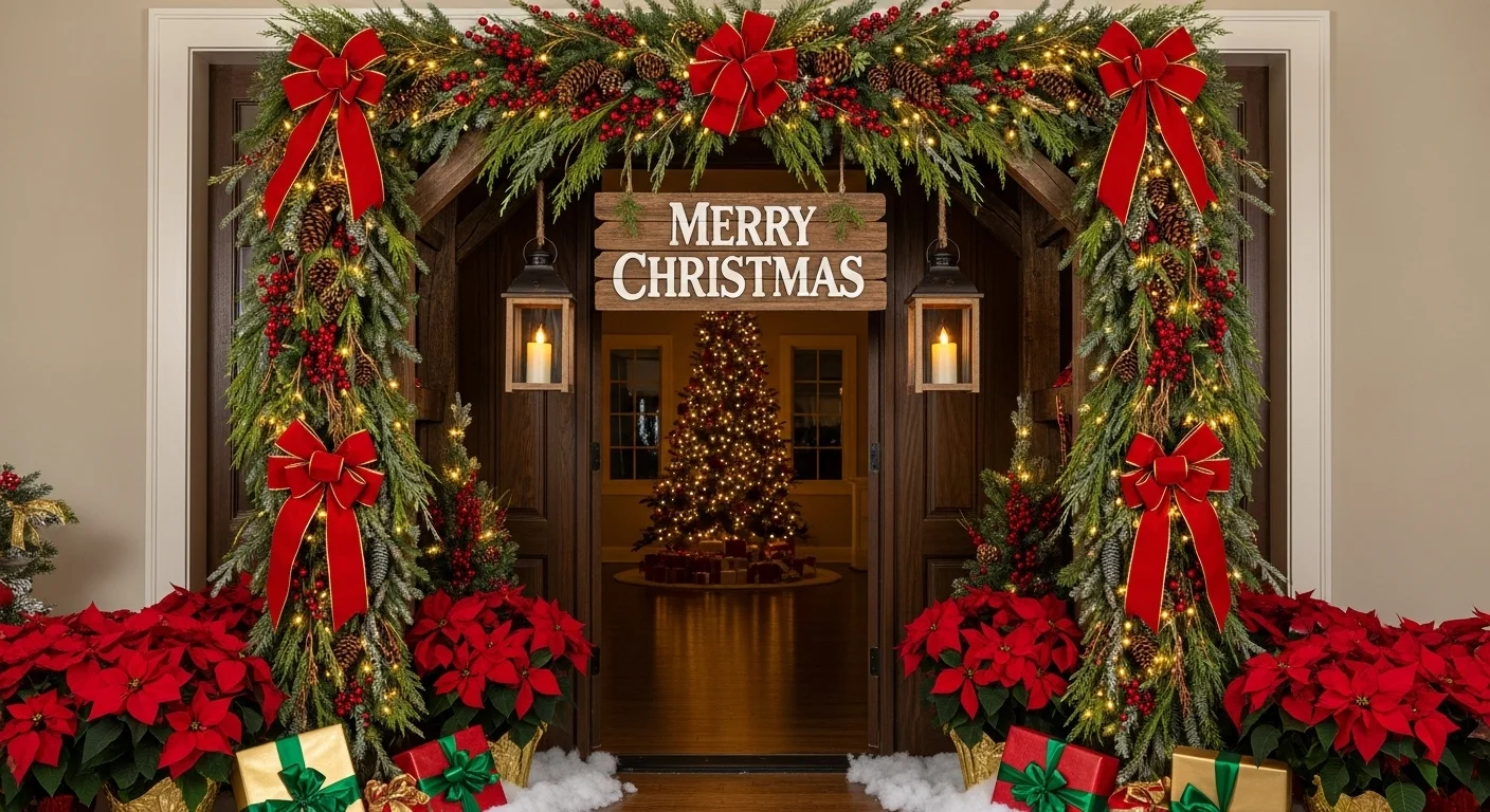 Christmas Archway Decor Ideas