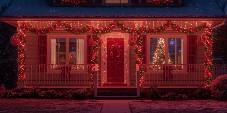 Classic Meets Modern: Gorgeous Red and White Christmas Light Ideas For 2025