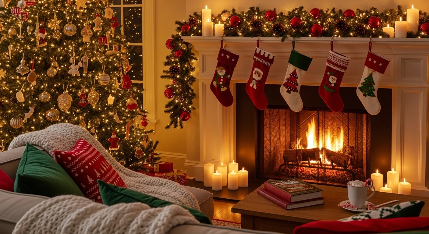 Ready for Cozy? 23 Christmas Fireplace Decor Ideas That Feel Straight Out of a Movie!