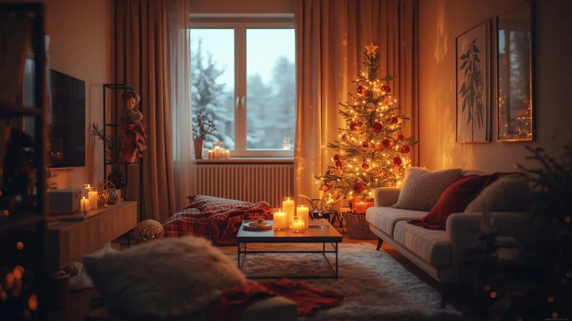 Maximize Your Small Space This Holiday with 24 Apartment Christmas Decor Ideas!