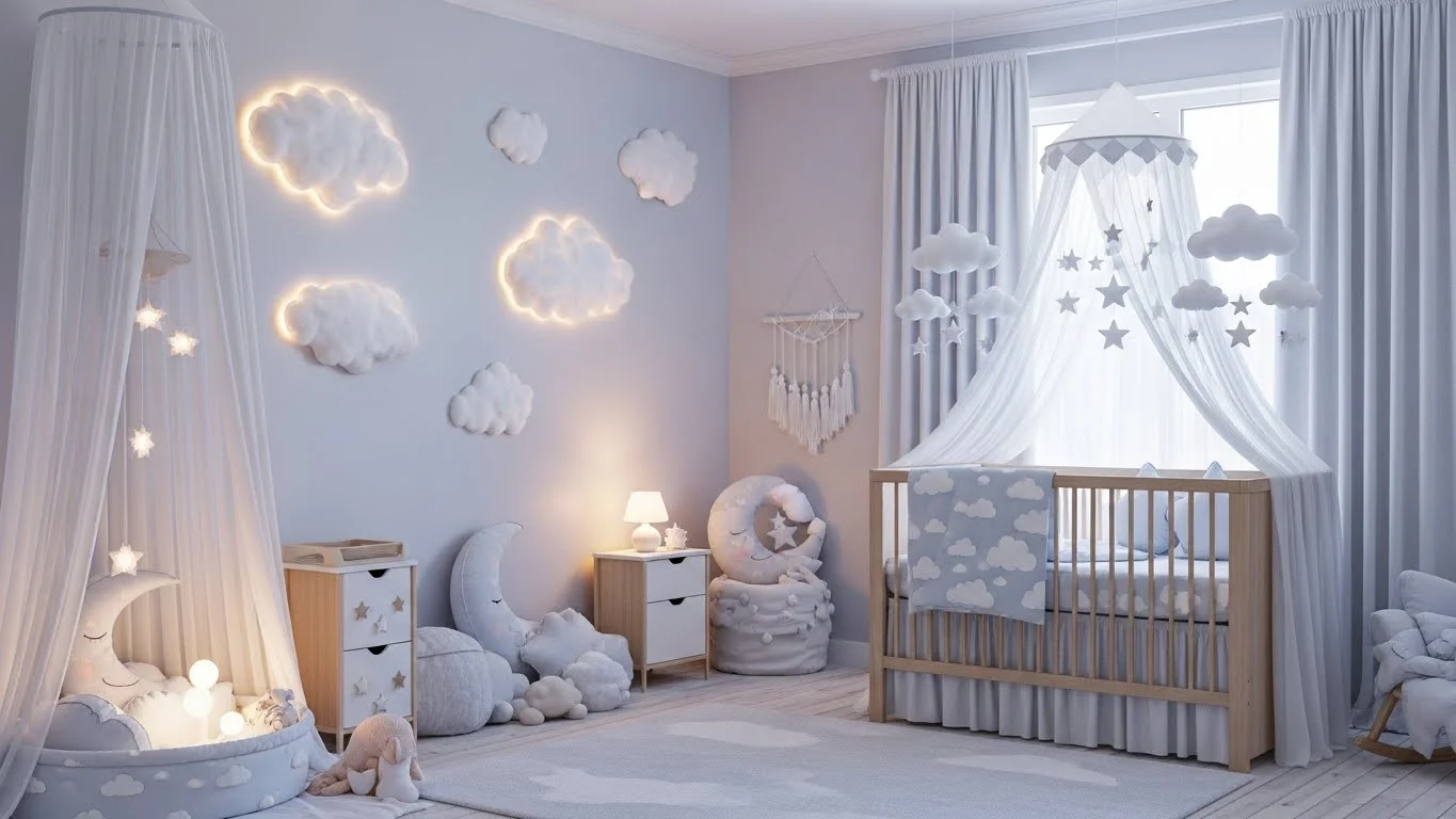 Cloud-Themed Nursery Ideas