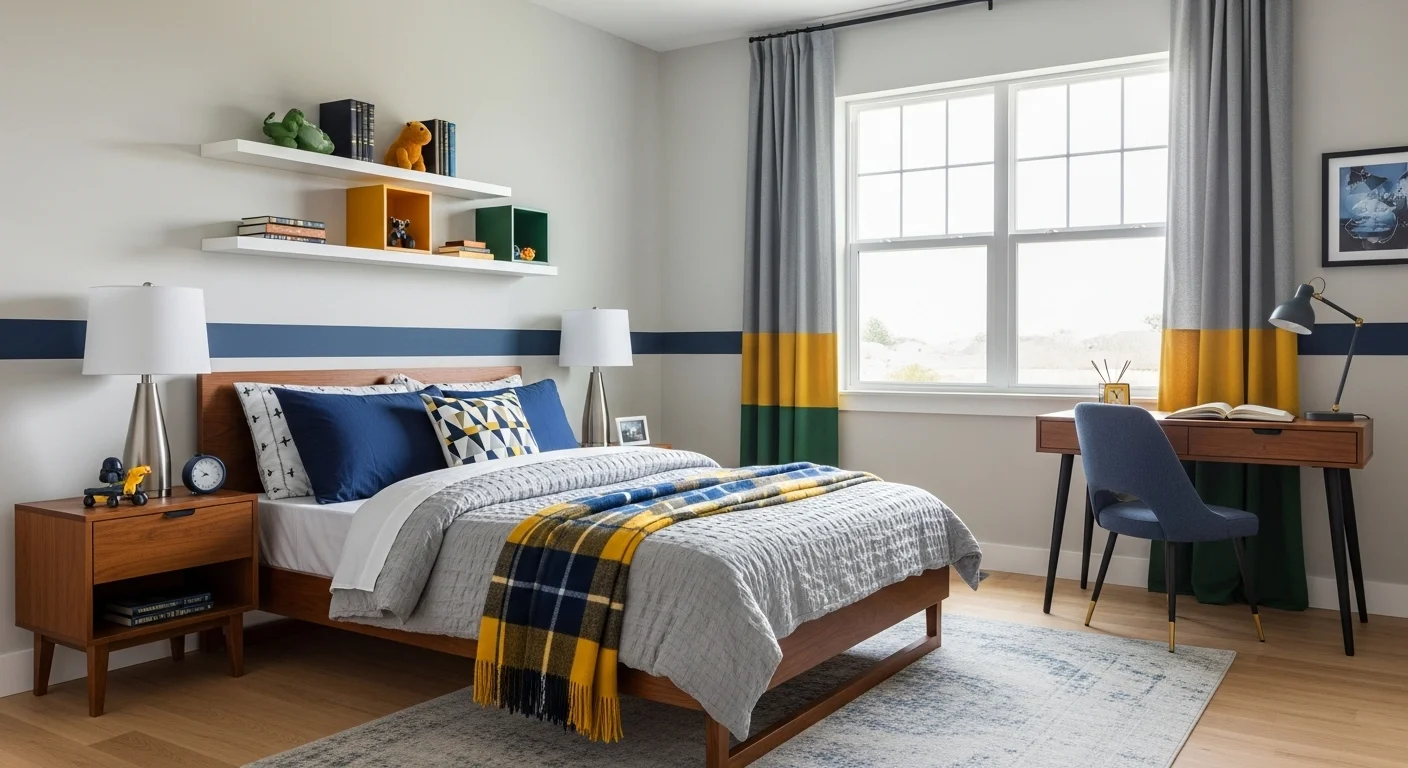Trendy Color Palettes for Boys’ Bedrooms