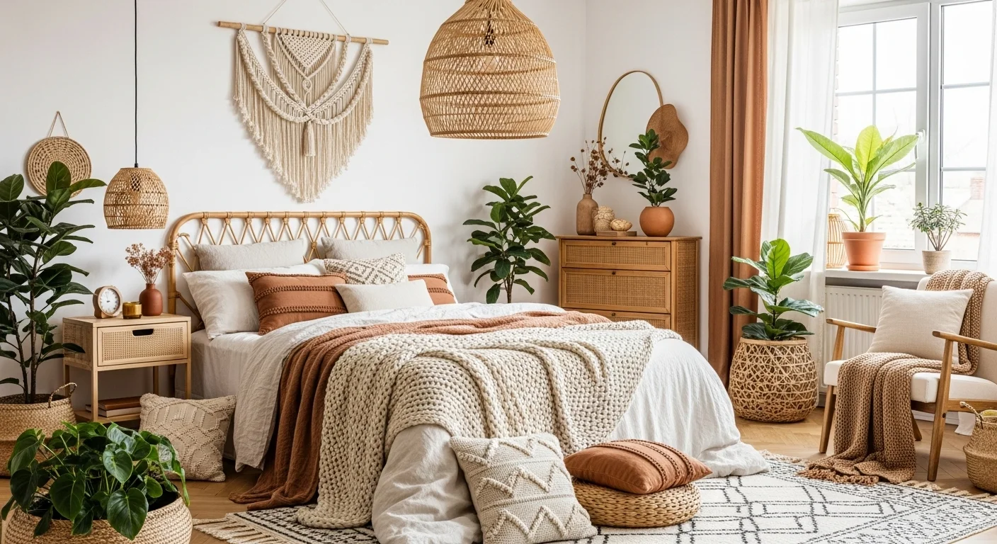 Chic Boho Bedroom Decorating Ideas