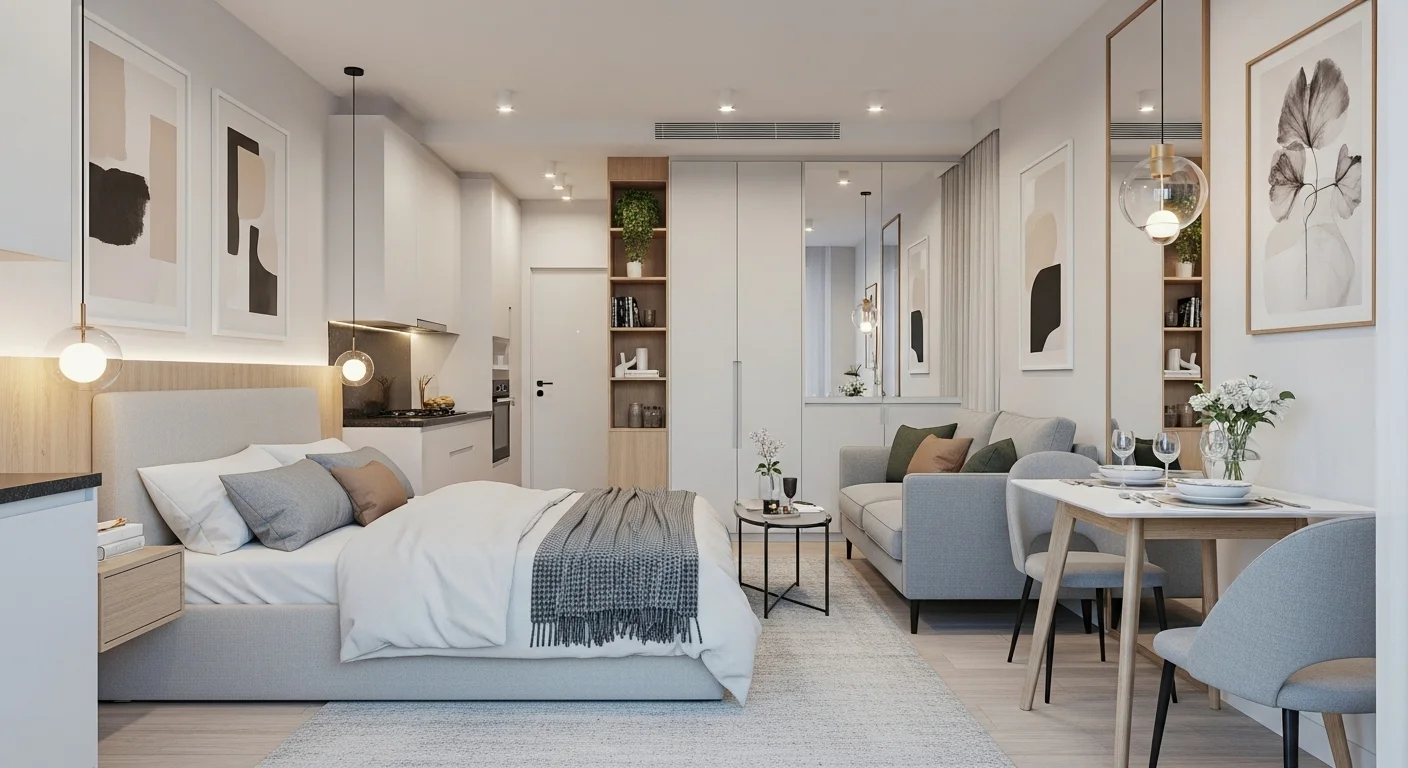 18 Studio Flat Decor Ideas to Make Your Small Space Feel Spacious and Stylish