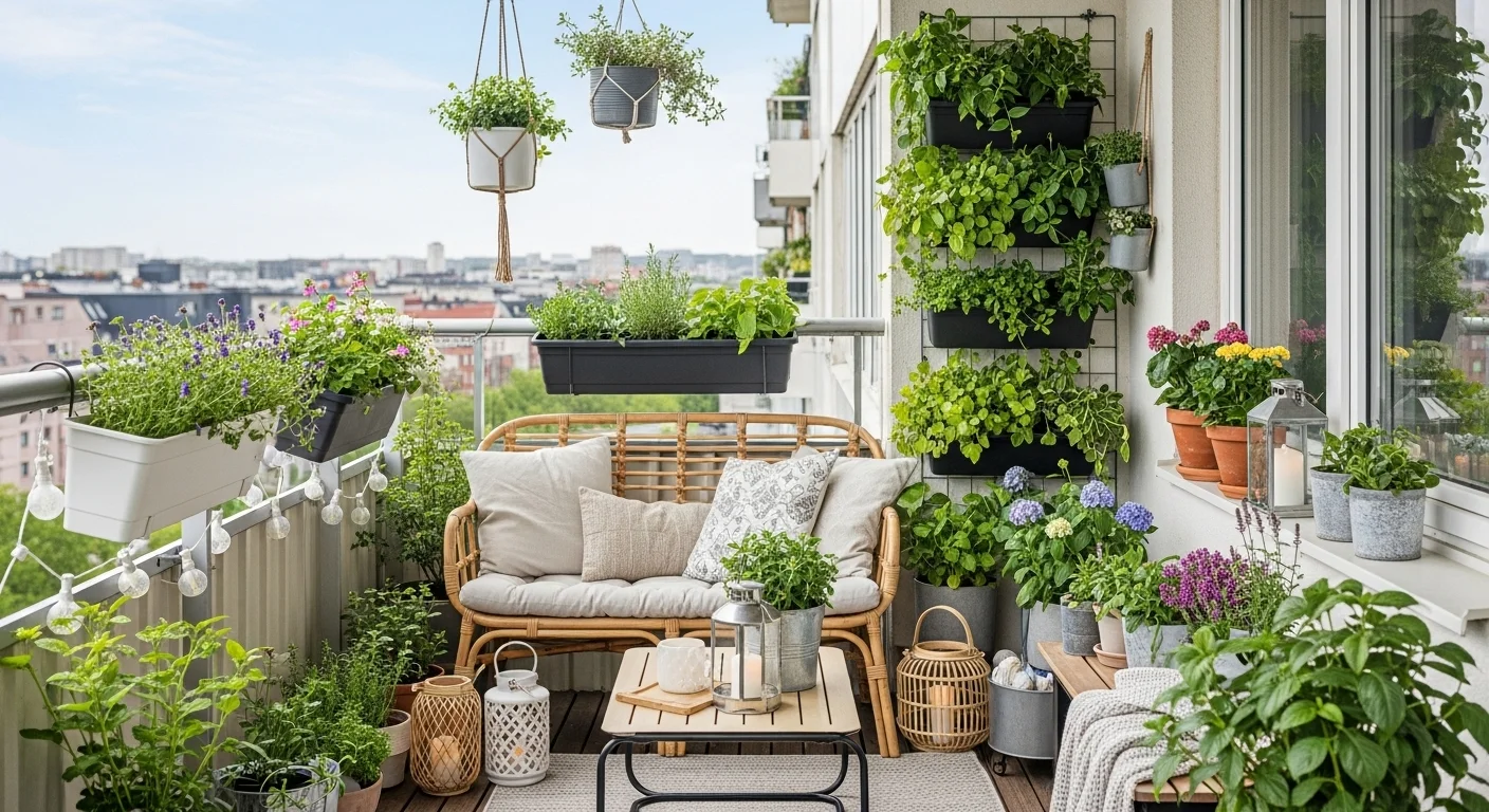 20 Balcony Garden Ideas That Fit Any Size & Budget