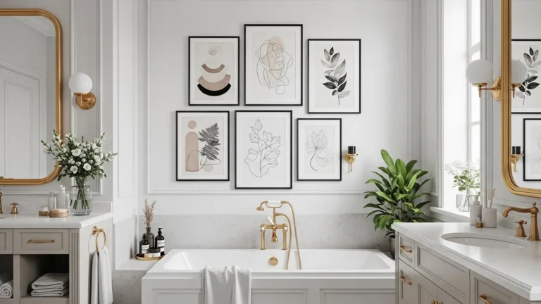 Gorgeous Bathroom Art Ideas