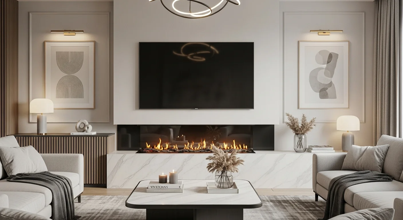 25 TV Above Fireplace Ideas to Elevate Your Living Room