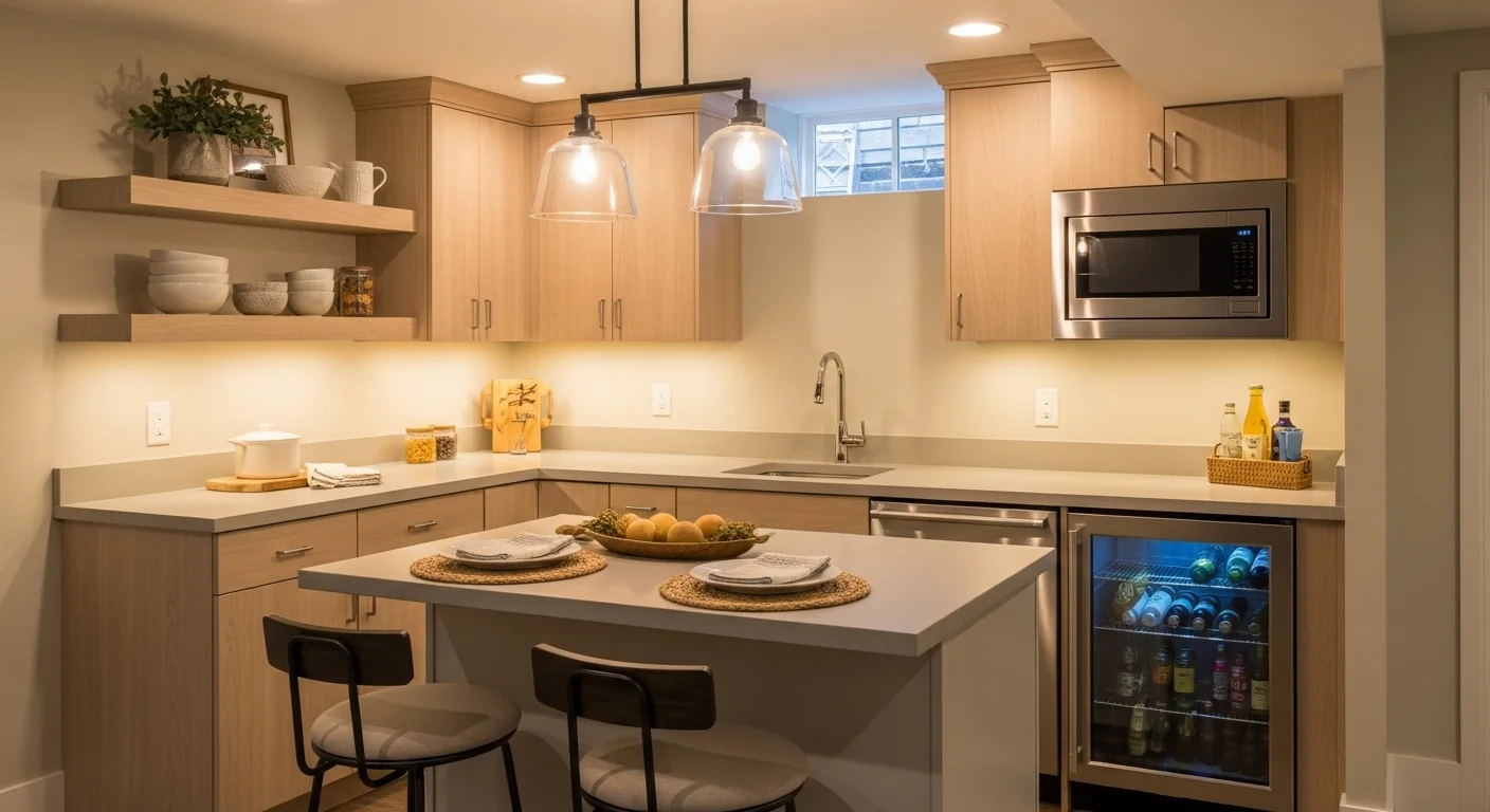 Basement Kitchenette Ideas