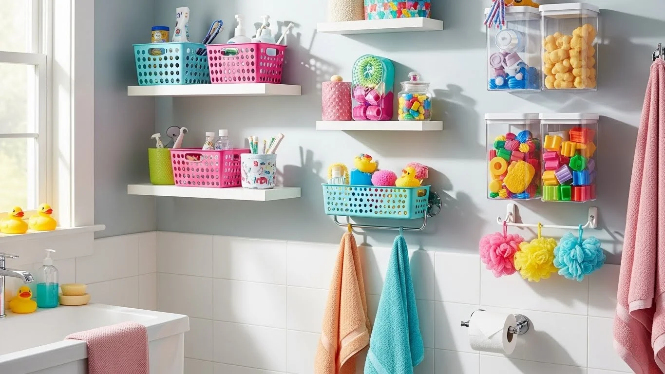 Bath Toy Storage Ideas
