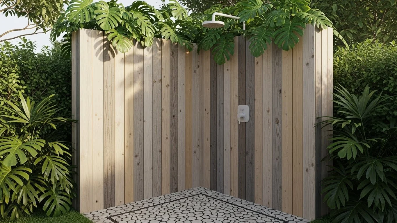 Beach Inspired Outdoor Shower Ideas