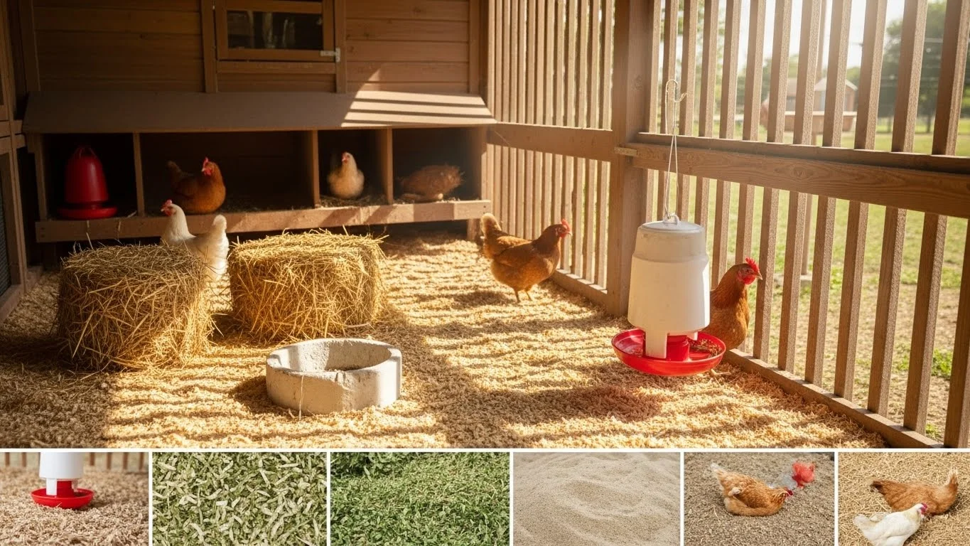 Best Chicken Coop Bedding Ideas