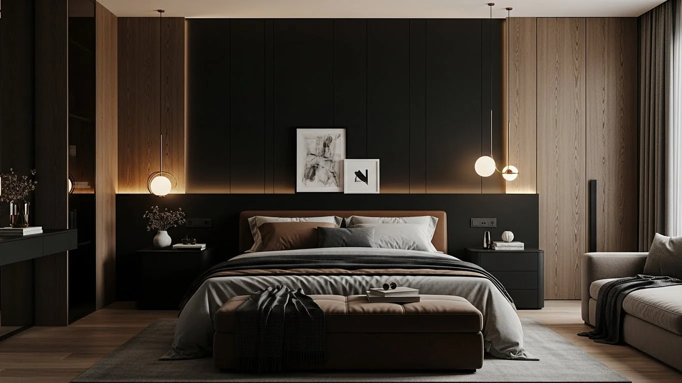 Black and Brown Bedroom Ideas