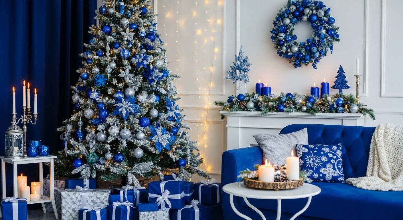 Blue Christmas Decor Ideas