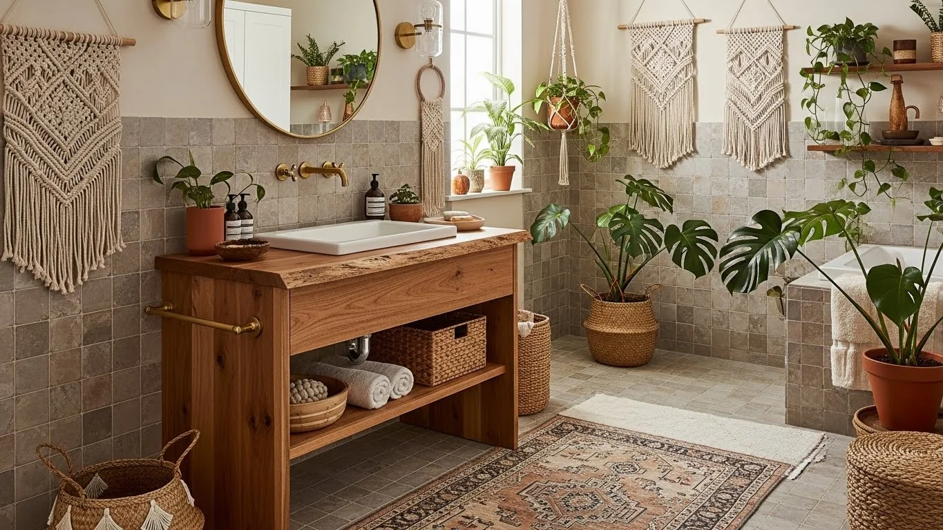 BOho Bathroom Ideas