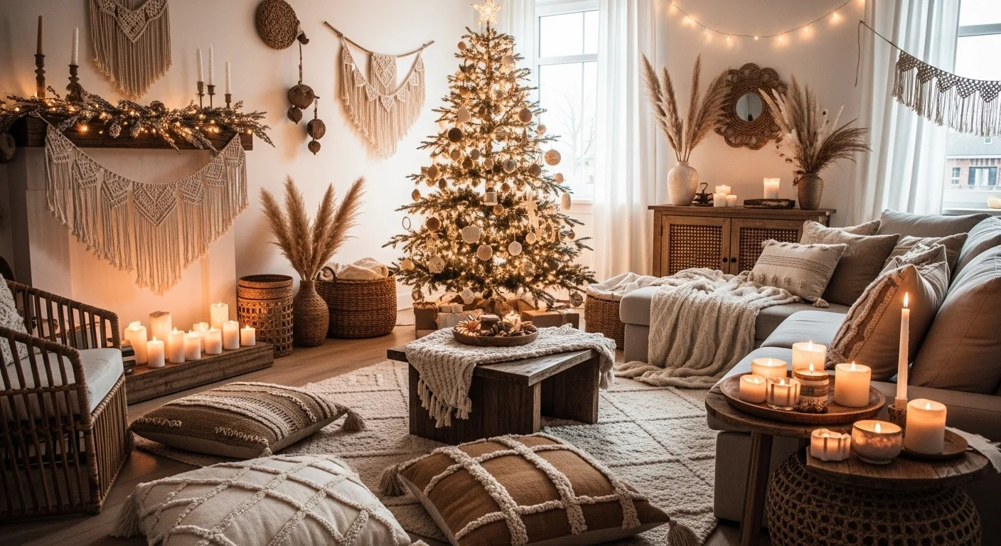 Boho Christmas Decor Ideas