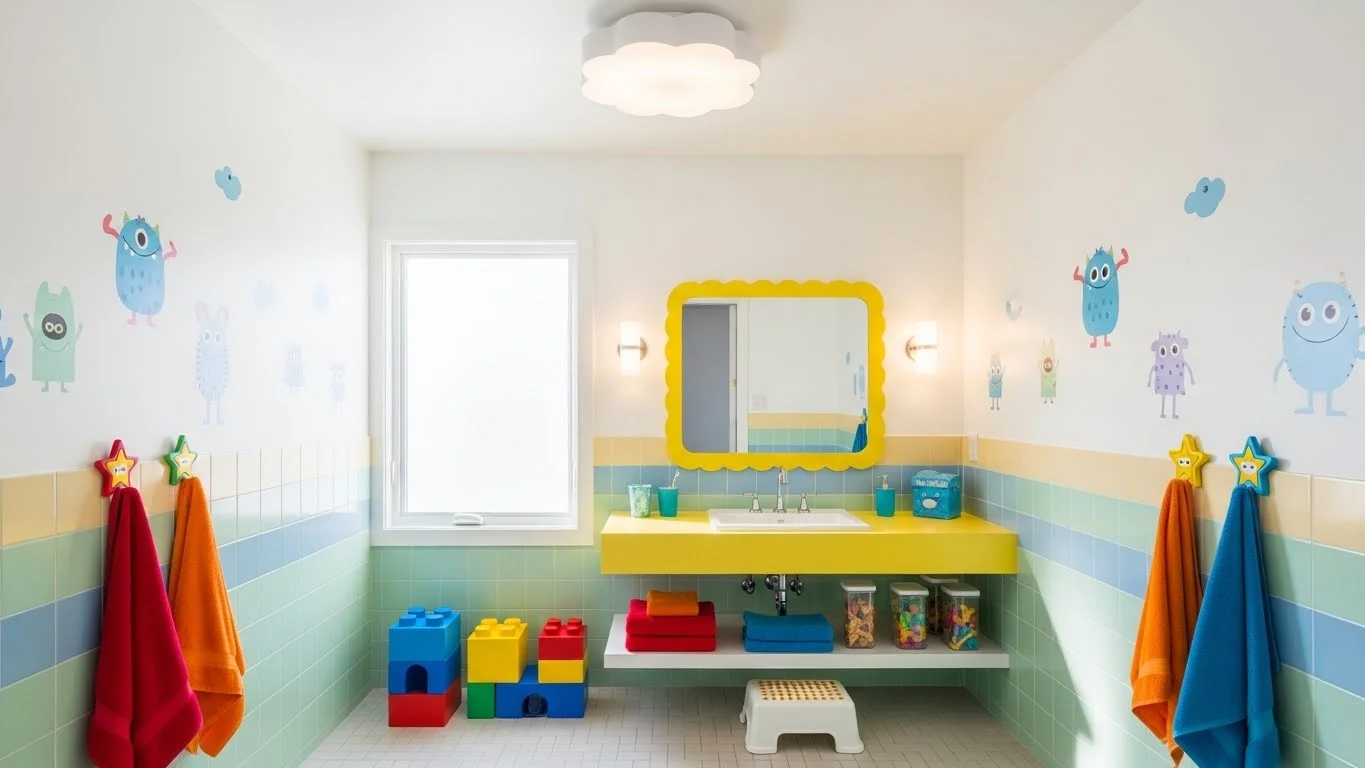 Colorful Kids Bathroom Ideas