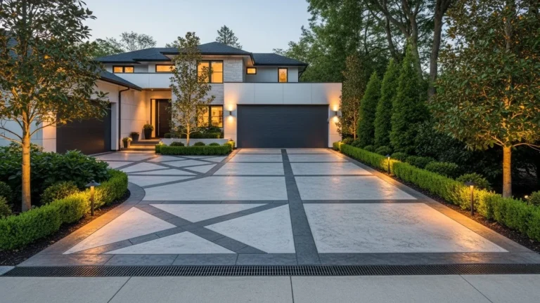15 Concrete Driveway Ideas to Elevate Style and Functionality