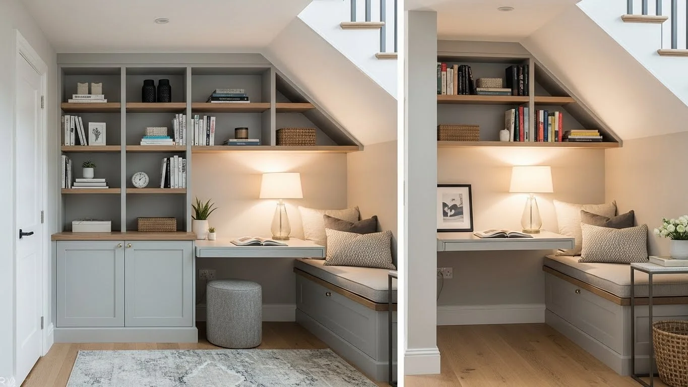 Decor Ideas Under Stairs for Practical