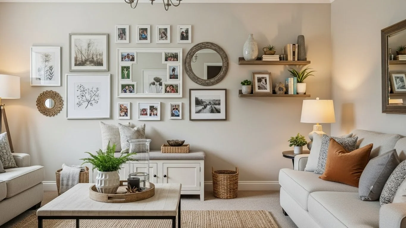 Elegant & Cozy Family Room Wall Decor Ideas