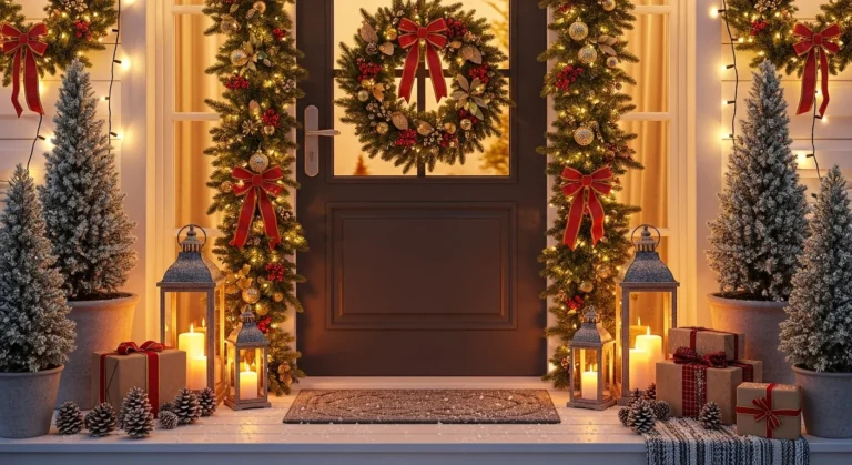 15 Front Porch Christmas Decor Ideas to Make Your Home Festive and Welcoming