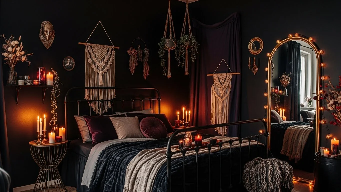 Gothic Boho Bedroom Ideas
