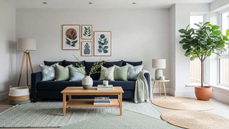 Green and Blue Living Room Ideas