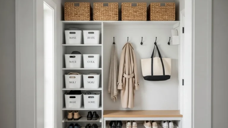 Hall Closet Organization Ideas