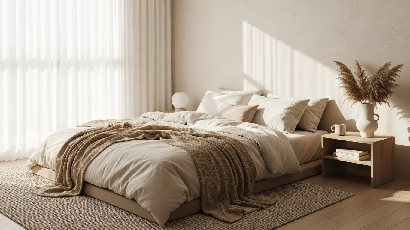 26 Korean Bedroom Decor Room Aesthetic Beige Ideas for Peaceful Minimalism