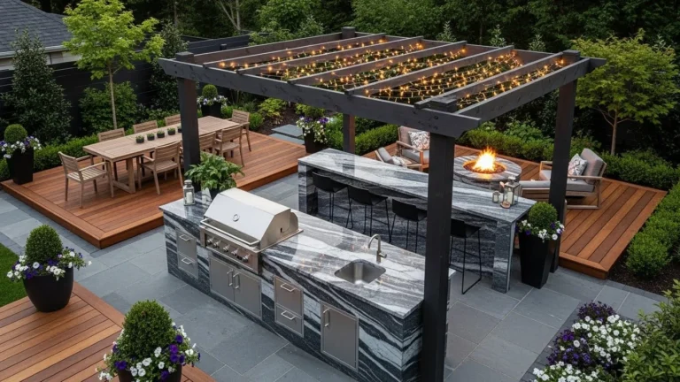 Outdoor BBQ Kitchen Ideas