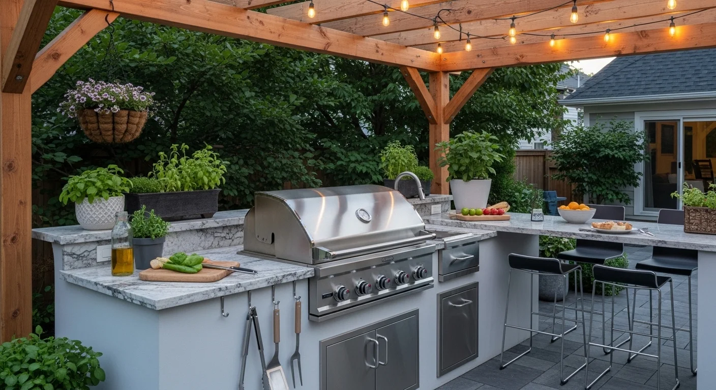 Outdoor Grill Station Ideas