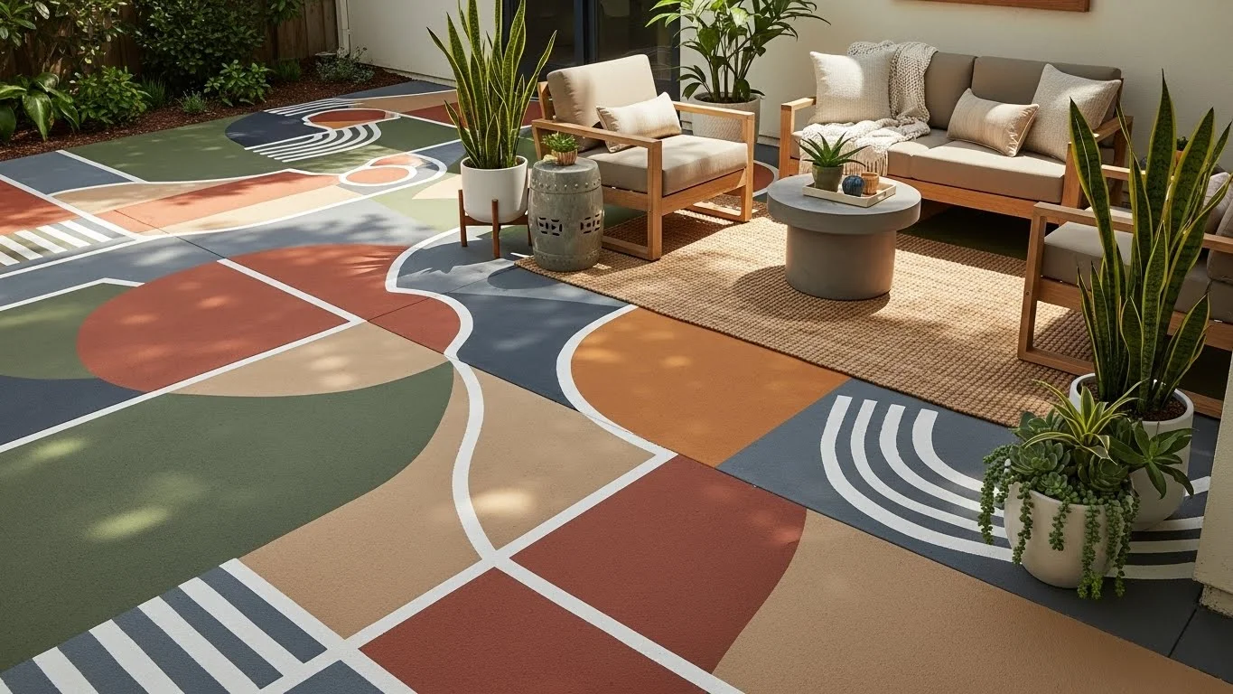 Patio Floor Paint Ideas