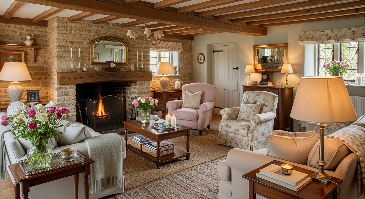 English Cottage Living Room Ideas