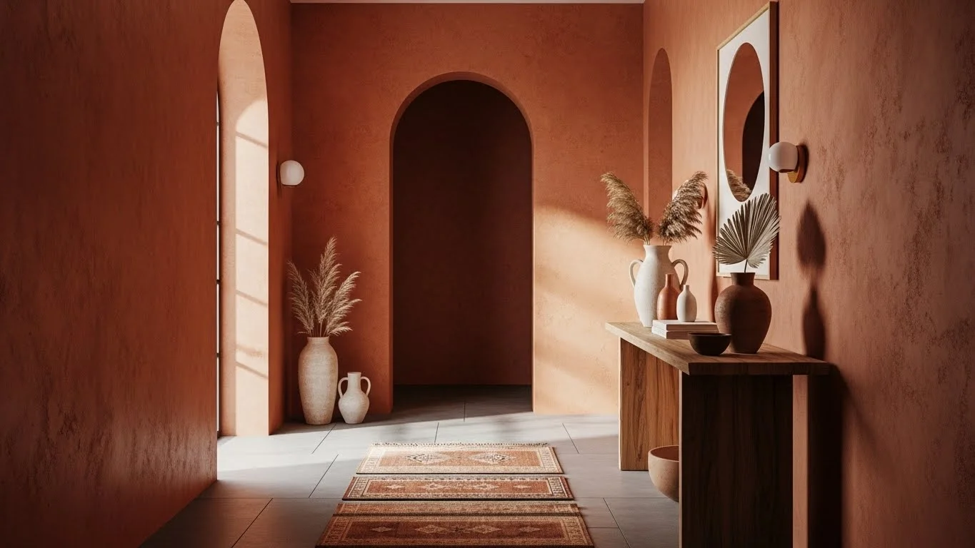 Terracotta Hallway Ideas