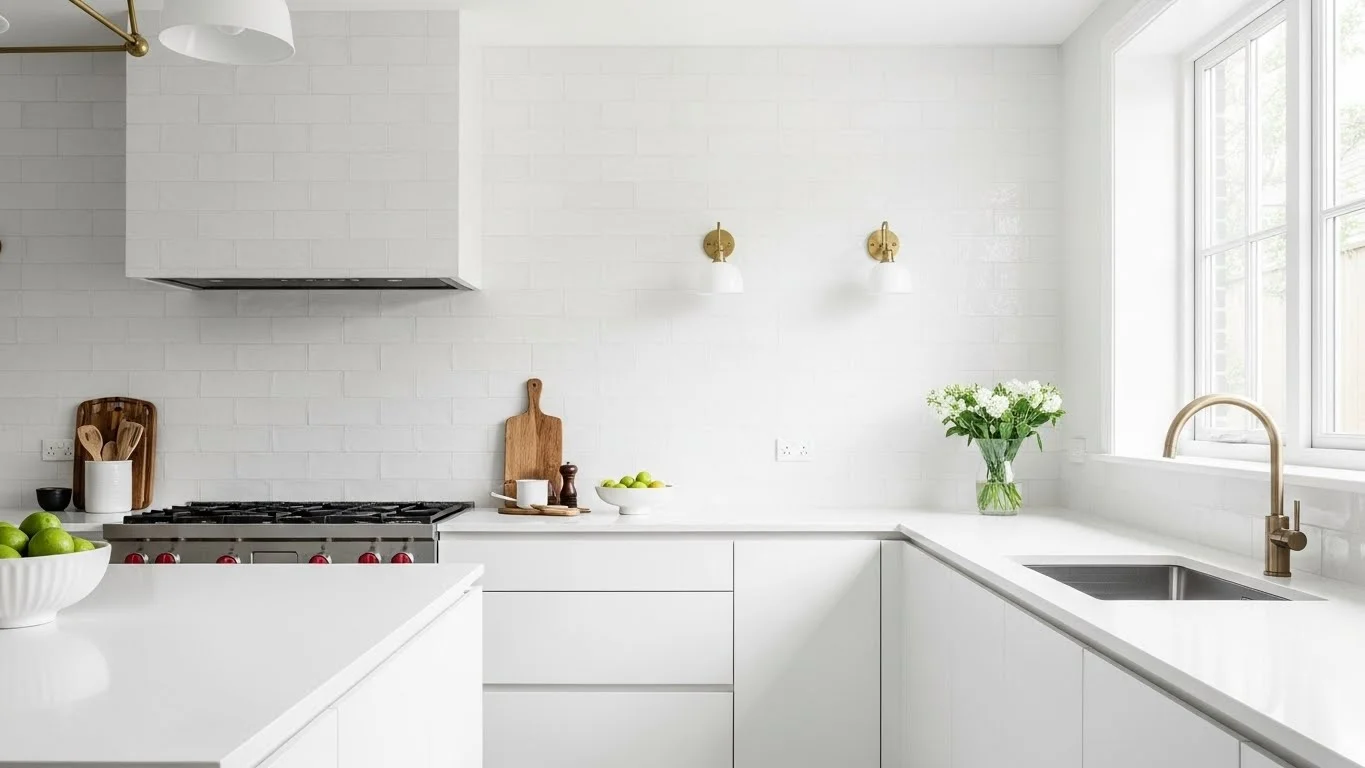 White Kitchen Backsplash Ideas
