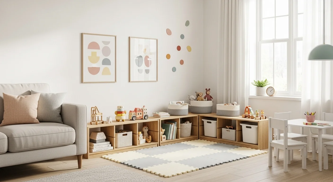 Kids Play Corner in Your Living Room