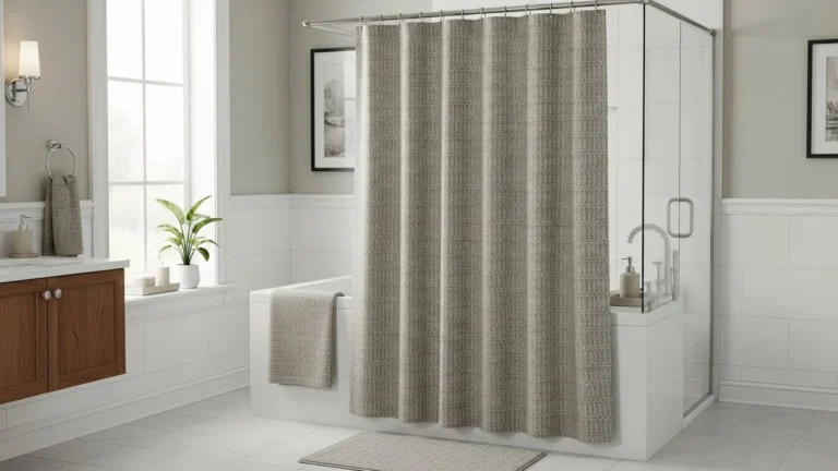 Stylish Bathroom Curtain Ideas